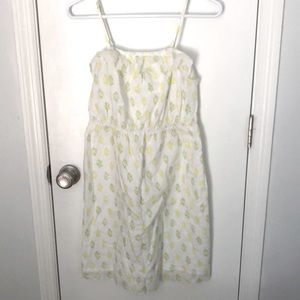 White Print Sundress.